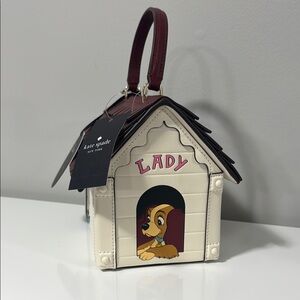 Kate Spade Cream and Brown Mini Bag with Whimsical Design